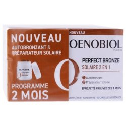 Oenobiol Perfect Bronze Sunscreen 2in1 Pack of 2 x 30 Capsules