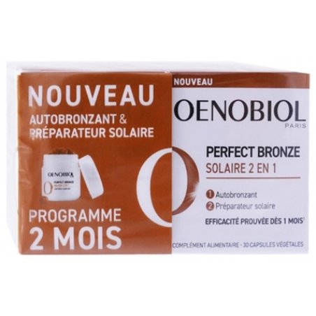 Oenobiol Perfect Bronze Sunscreen 2in1 Pack of 2 x 30 Capsules