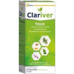 Cooper Clariver Cough Oral Solution for Ages 12 and Up 175ml
