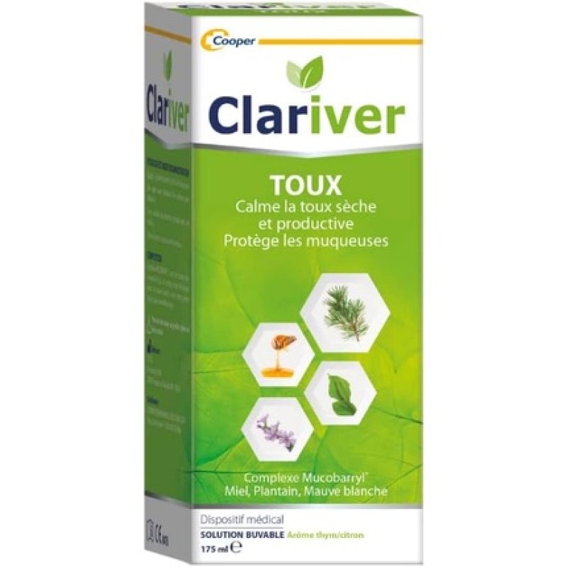 Cooper Clariver Cough Oral Solution for Ages 12 and Up 175ml