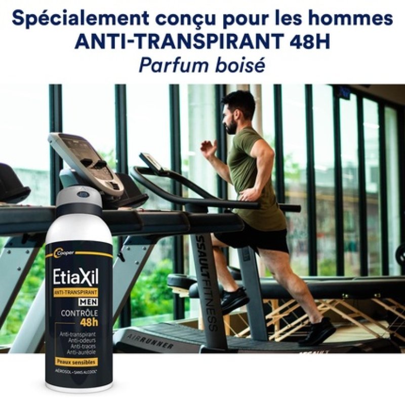 Etiaxil Deodorant for Men Anti-Perspirant 48h Control Aerosol 150ml