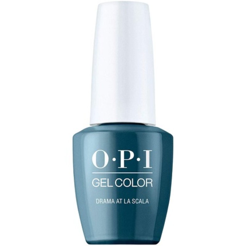 OPI GelColor Nail Polish Blue Gel Nail Polish for Long Wear 0.5 fl oz Drama at La Scala