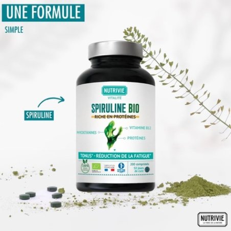 Organic Spirulina 200 Tablets