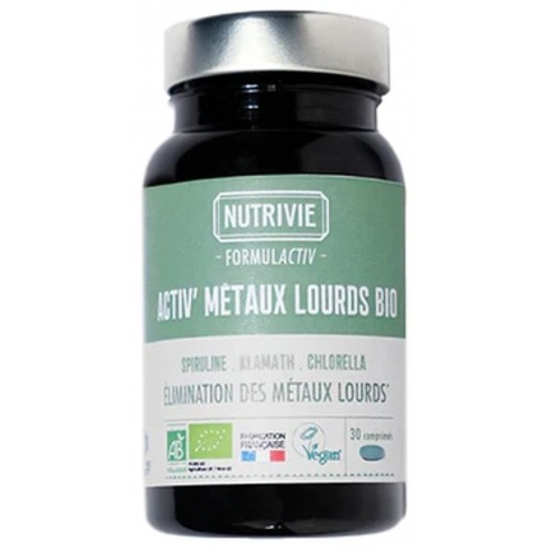Nutrivie Complex Metaux Lourds Bio Food Supplement 30 Tablets