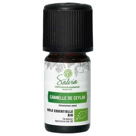 Salvia Nutrition Essential Oil Ceylon Cinnamon Organic 5ml