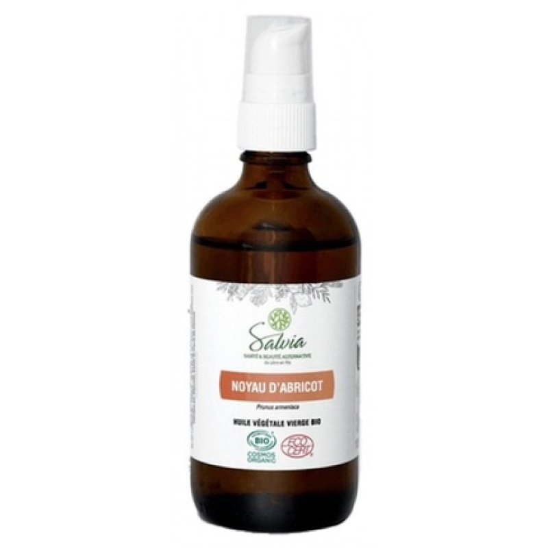 Salvia Nutrition Virgin Vegetable Oil Organic Apricot Kernel 100ml