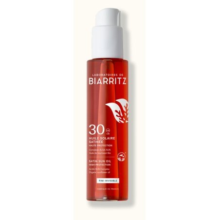 Laboratoires De Biarritz Satin Sun Oil SPF 30 with Invisible Finish
