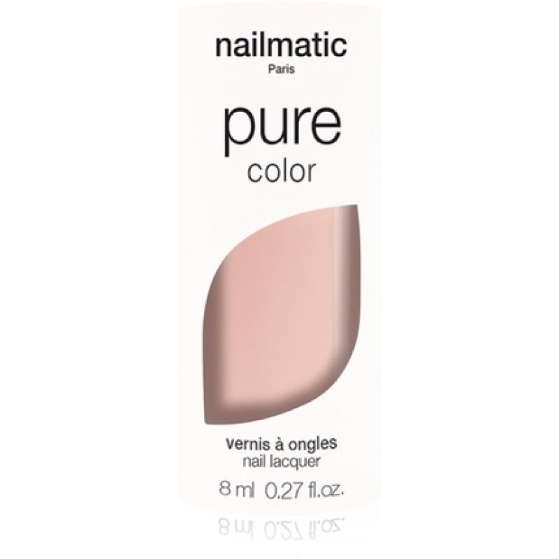Nailmatic Pure Color Nail Polish - SASHA-Beige Clair Rose / Light Pink Beige, 8 ml