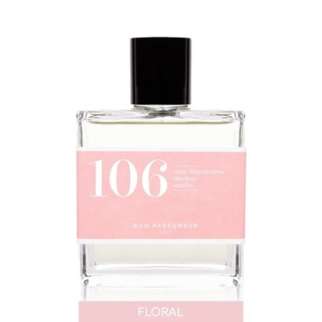 Bon Parfumeur Eau de Parfum 106 with Damascena Rose, Davana and Vanilla 30ml Floral Intense
