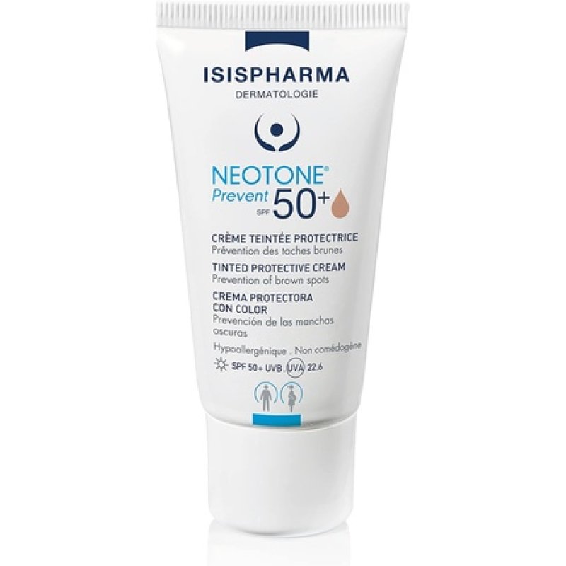 Isispharma Neotone Radiance Prevent SPF 50 Tinted Moisturizer for Face