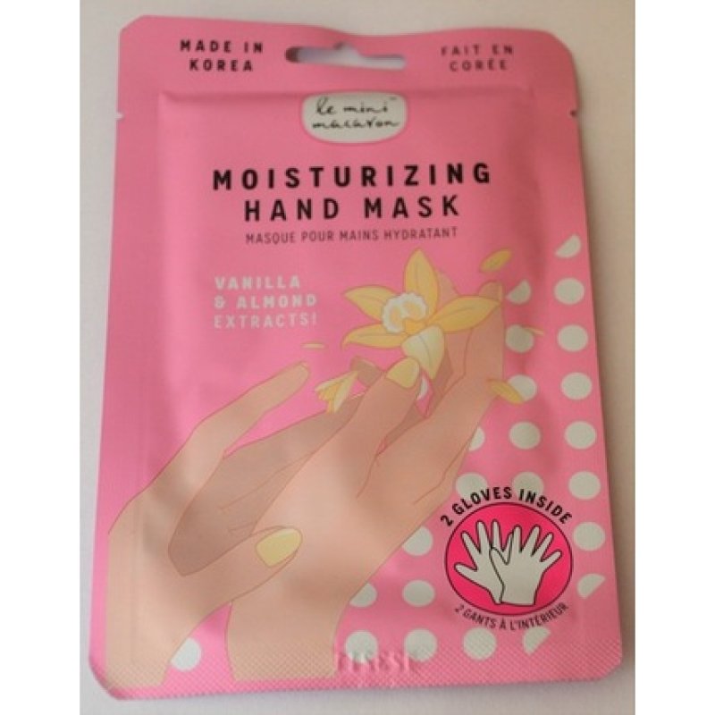 Le Mini Macaron Moisturizing Hand Mask with Vanilla & Almond Extract
