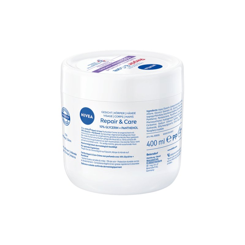 NIVEA Repair & Care Sensitive Repair 400 ml Crème Unisexe