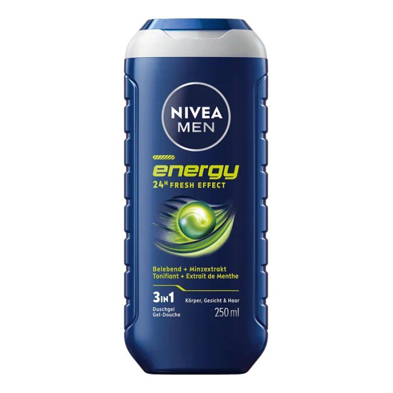 NIVEA Men Energy 250 ml Shower gel Body & face & hair