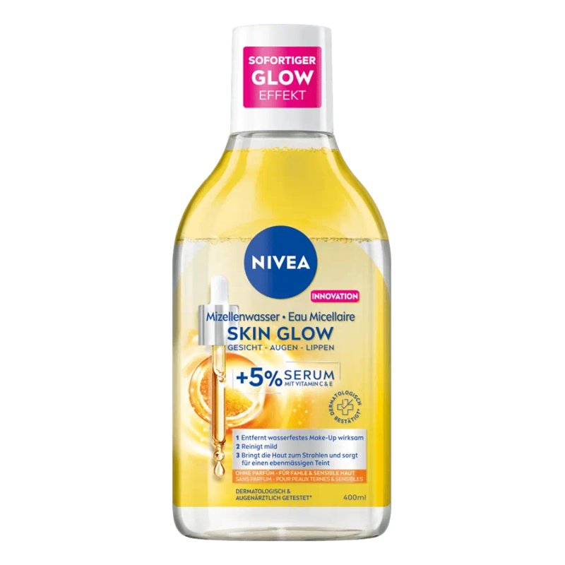 Nivea Skin Glow Micellar Water 5 Serum 350 Ml