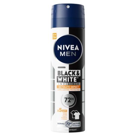 Nivea Men's Deodorant Spray Black & White Ultimate Impact