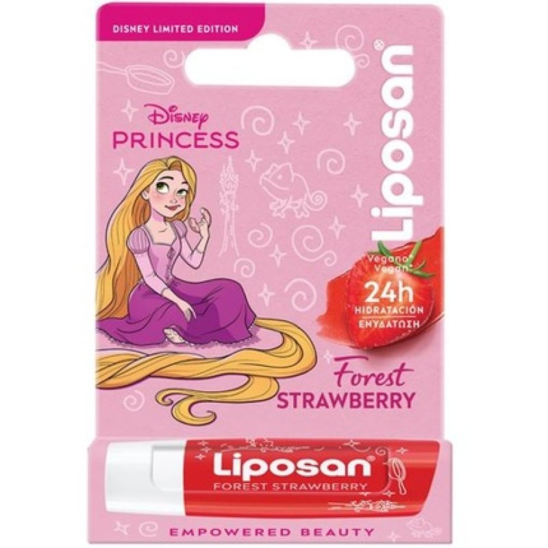 Liposan Disney Princess Forest Strawberry Dream Blister Lip Balm - 4.8 Grams