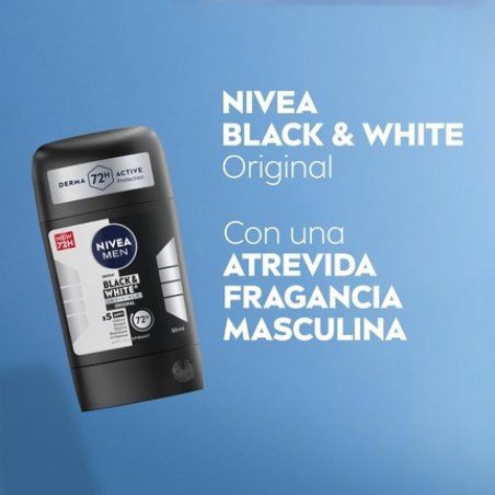 Nivea Men Black & White Invisible Deodorant Stick Antiperspirant Protection