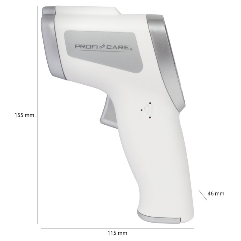 ProfiCare 330940 thermometre digital Thermomètre à distance Blanc Front Boutons