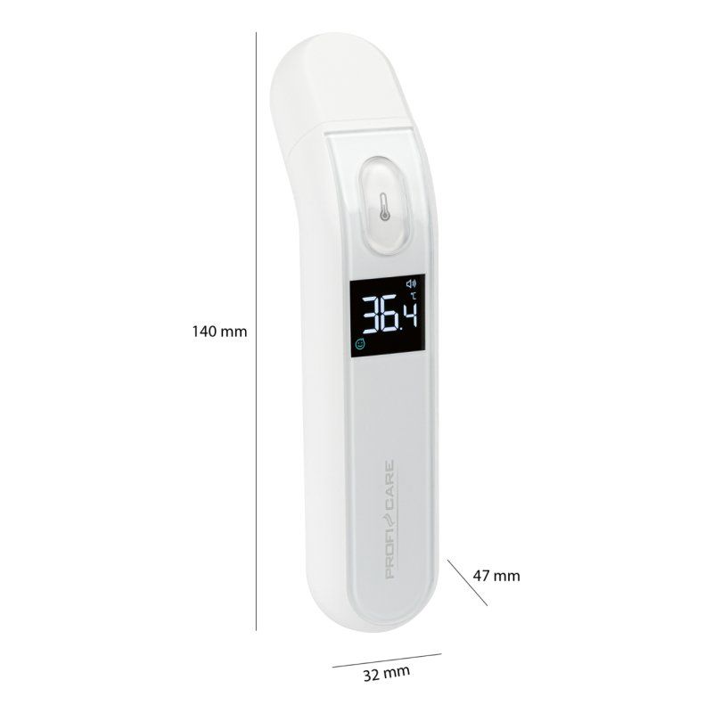 ProfiCare 330950 thermometre digital Thermomètre à distance Blanc Front Boutons