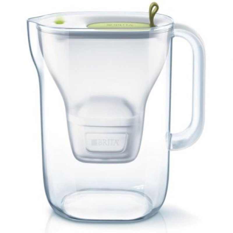 Brita Style Cool Led Water Filter - 4w Lime, 24 Liters With Maxtra Filter, Made In Germany