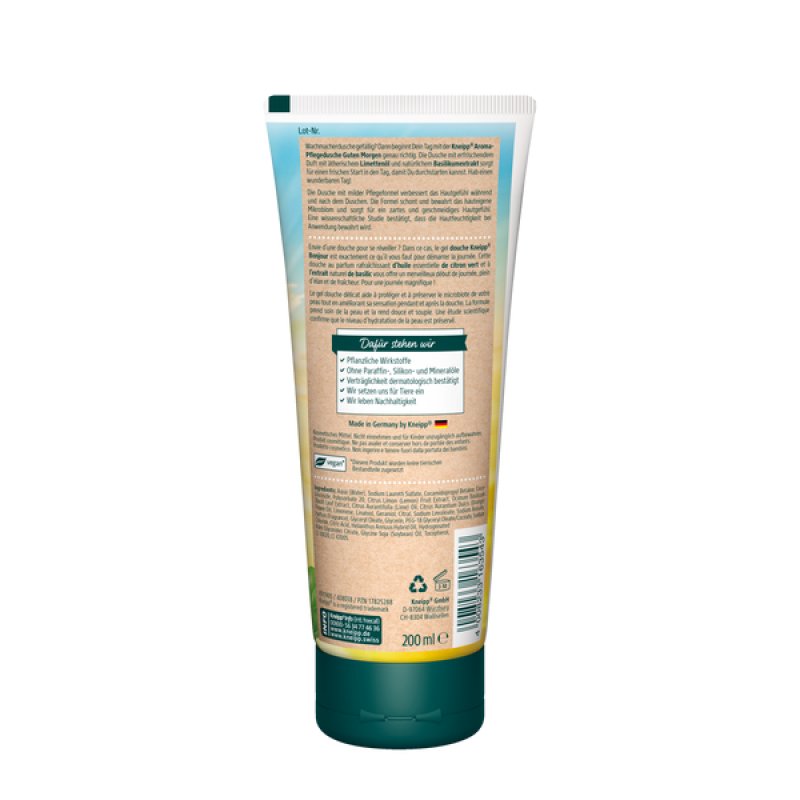 Kneipp 917405 gel douche et nettoyant pour le corps 200 ml Unisexe