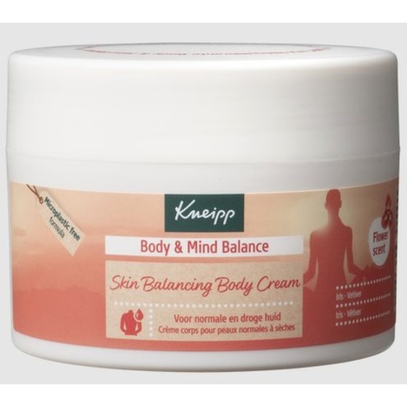 Kneipp Body Mind Balance Body Cream - Iris And Vetiver - 200 Ml - Intensive Hydration