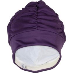 Fashy Fabric Swimming Cap Purple One Size