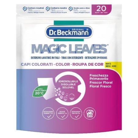 Dr. Beckmann Laundry Detergent Sheets 20 Colored Pcs