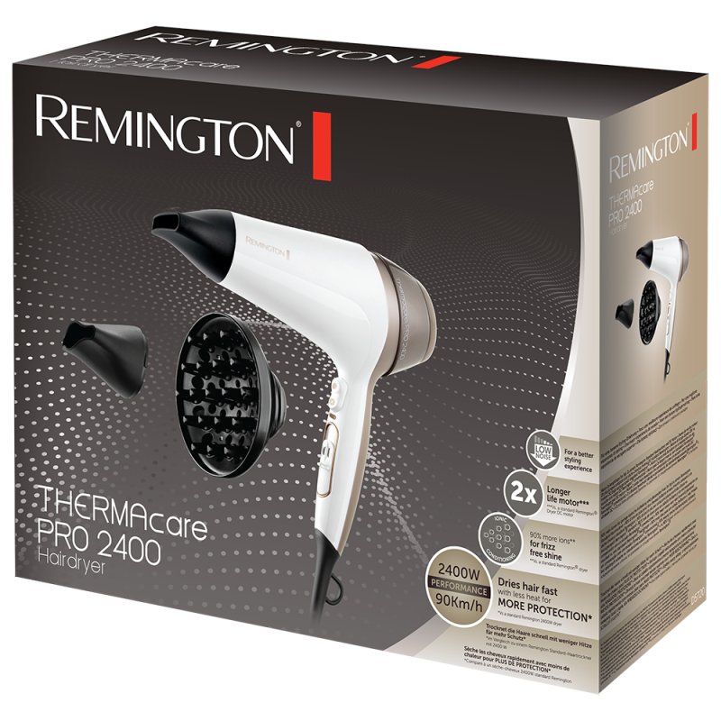 Remington Thermacare Pro 2400 White Hair Dryer 2200W