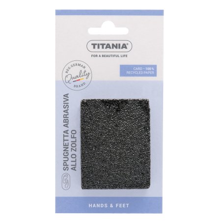 TITANIA Schwefel-Bims Extra Hard Black 6.5 x 5 x 1.9 cm 14g