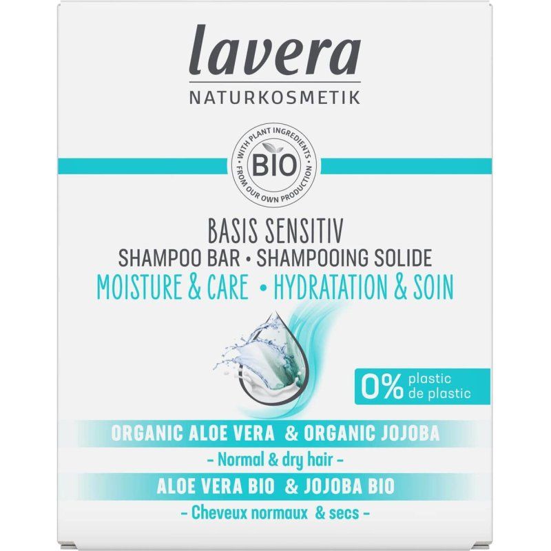 Lavera Shampoo bar basis sensitiv Moisture & Care