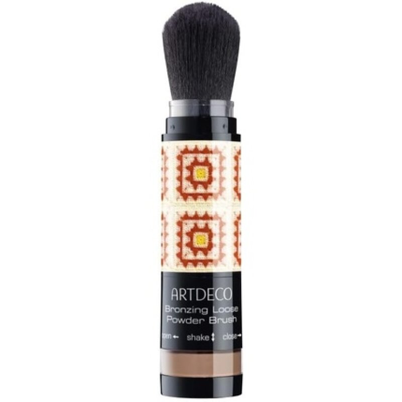 Artdeco Bronzing Loose Powder Brush for Face & Body - Loose Bronzing Powder