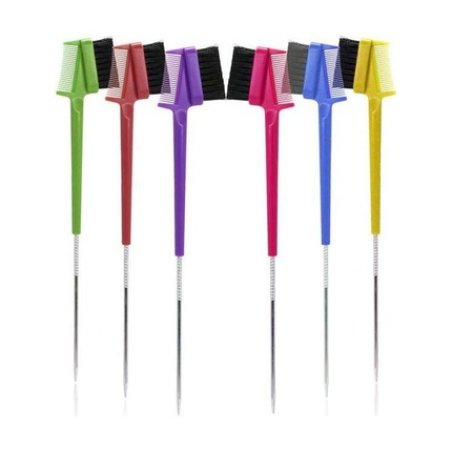 Dreamfix Double Sided Edge Brush Color Mix - Perfect For Precise Makeup Application