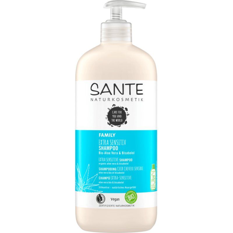 Sante Naturkosmetik Sensitive Care Shampoo with Probiotics and 3-Fold Protein Complex