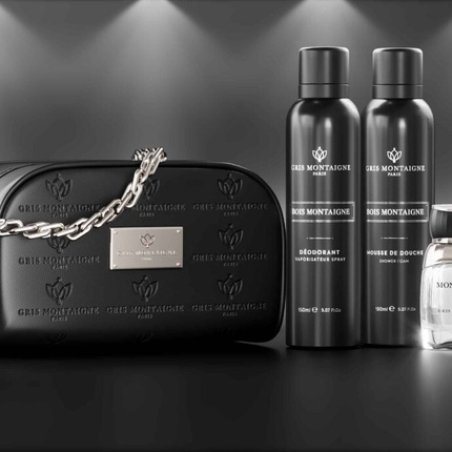 Gris Montaigne Bois Montaigne Extrait De Parfum 80ml Gift Set With Deodorant 150ml And Shower Foam 150ml