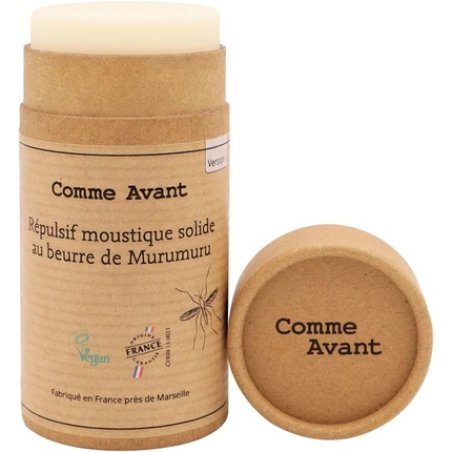 Comme Avant Solid Mosquito Repellent with Murumuru Butter for Body & Face 100g