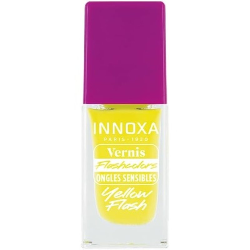 Fluorescent Yellow Flash Nail Polish 8ml for Sensitive Nails