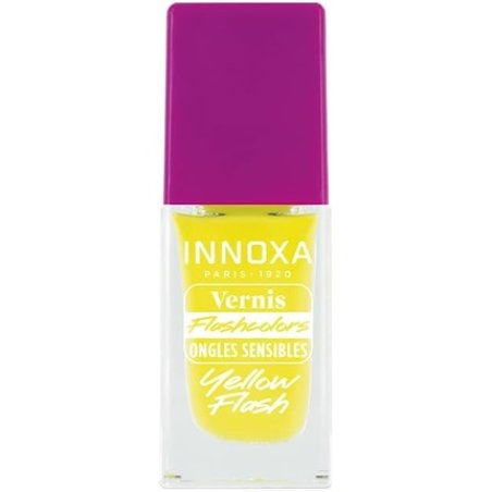 Fluorescent Yellow Flash Nail Polish 8ml for Sensitive Nails