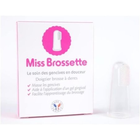 Machouyou Silicone Finger Toothbrush Miss Brossette Soft