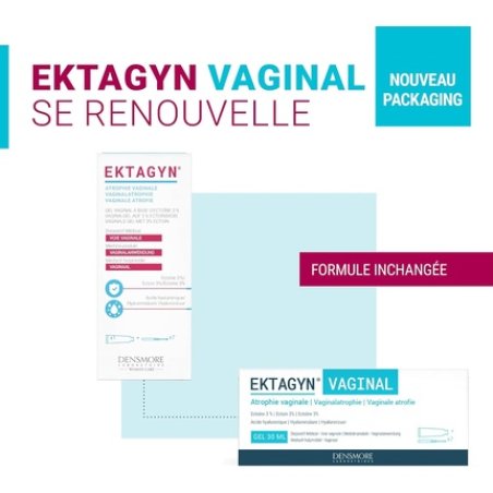 Densmore Ektagyn Vaginal Atrophy Gel 30ml Unscented Lubricant