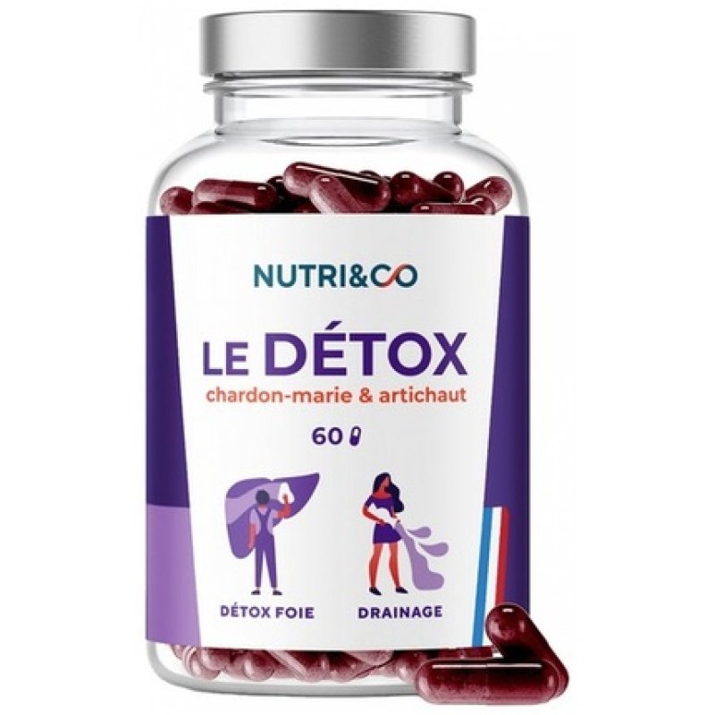 Nutri&Co Le Detox Food Supplement 60 Capsules
