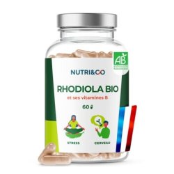 Nutri & Co Rhodiola Rosea Organic 100% Natural Extract with Rosavin & Salt