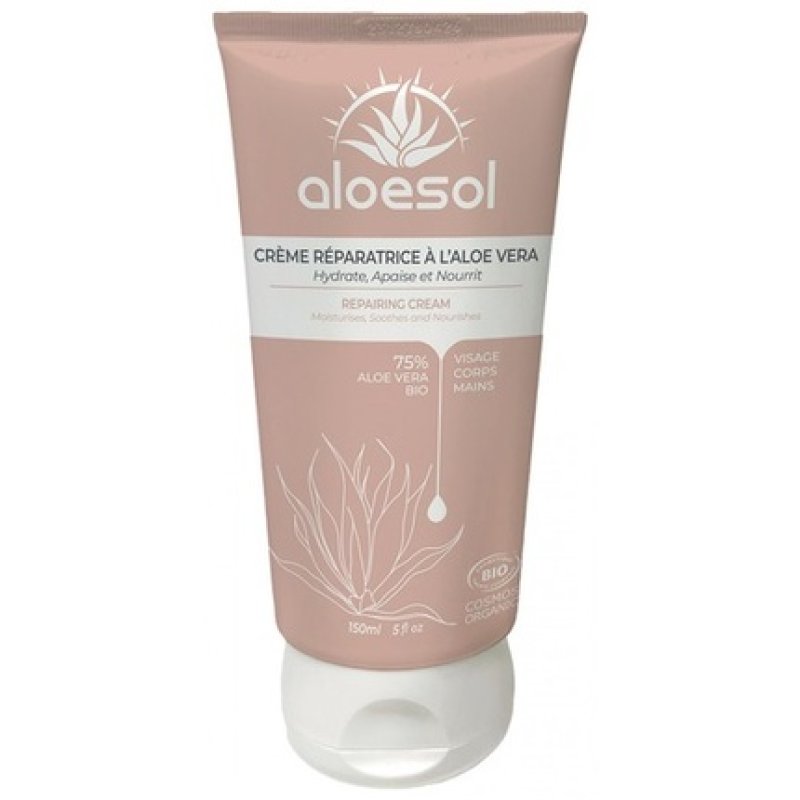 Aloesol Bio Aloe Vera Repair Cream 150ml for Face Care