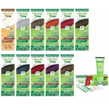 Henna Coloring Cream Krauterzeit Natural Hair Dye 75ml Ready to Use