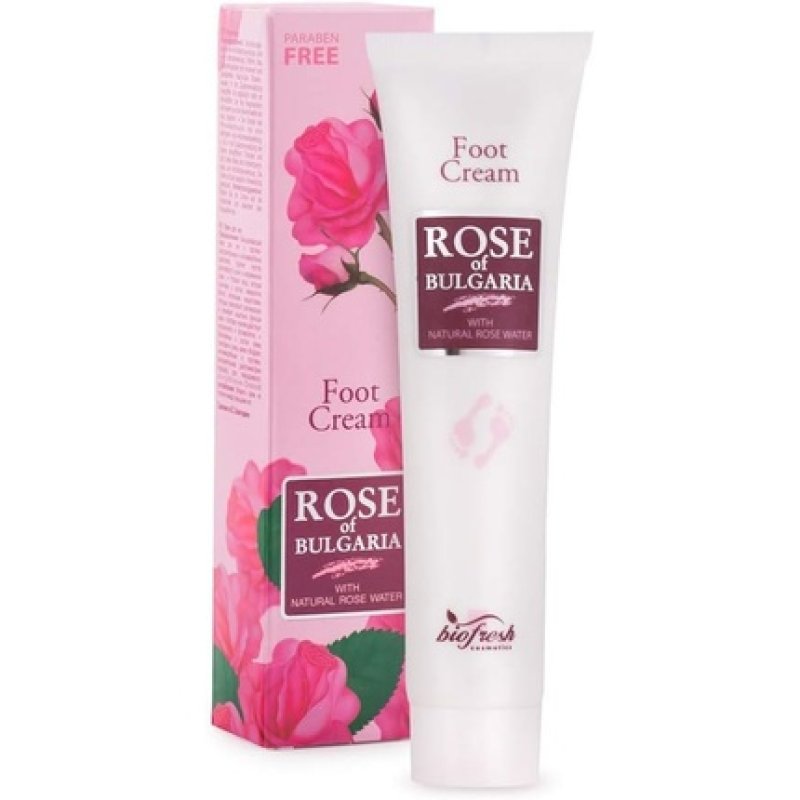 Biofresh Rose of Bulgaria Anti-microbial Foot Cream with Bulgarian Rose Water 75ml