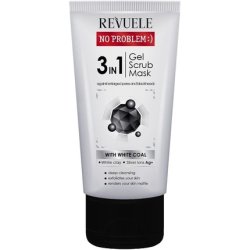 Revuele No Problem 3in1 Gel Scrub Mask Exfoliating Deep Cleansing 150ml