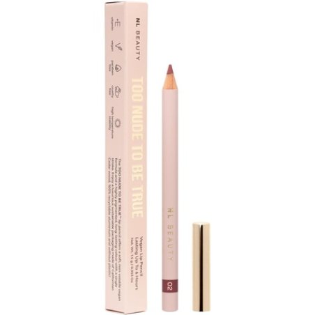 NL Beauty No. 02 Wild Long-Lasting Lipliner Enriched with Vitamin E - Too Nude