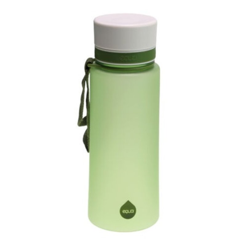 Equa 682573 Plain Olive Water Bottle 600ml BPA-Free Tritan