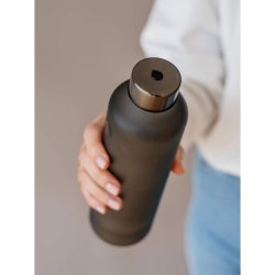 EQUA Mismatch Ash Glass Bottle 750ml Grey