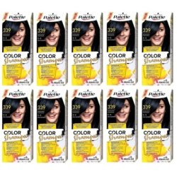 Schwarzkopf Palette Color Shampoo Hair Color 1-1 339 Blue Black - Pack of 10